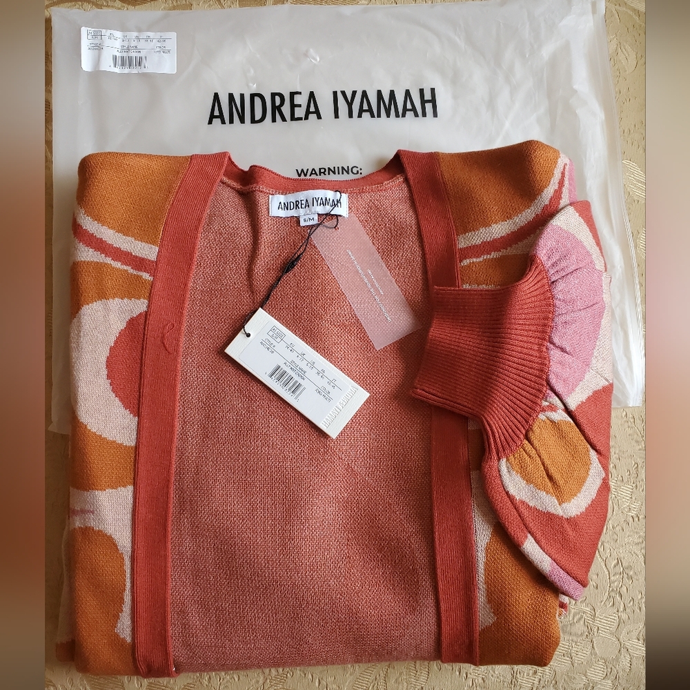 Andrea Lyamah Ally Caro Knit Print Cardigan - Picture 6 of 11